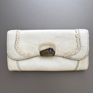 Anna Sui Ivory and Gold Women's Wallet